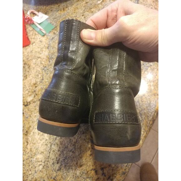 SHABBIES Amsterdam Leather Ankle Boots Size 36 US 5-5.5 - Picture 2 of 12